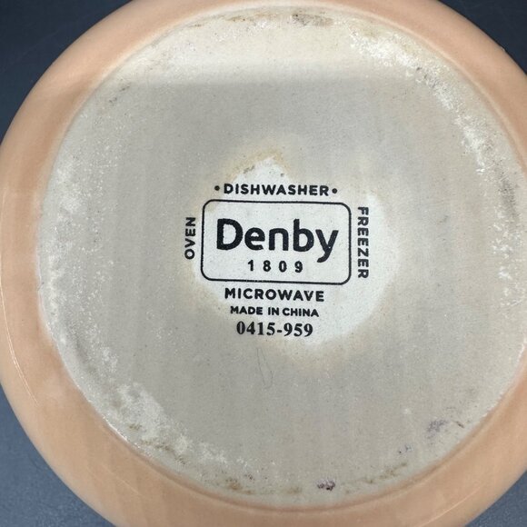 Denby Beige Mini Casserole Dish Lid Pot Double Handle Cookware Single Serve - Picture 8 of 11